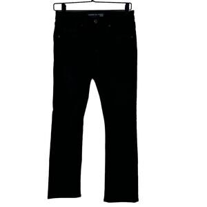 Veronica Beard Women Daria 8.5' Kick Flare Raven Black Jeans Stretch Mid Rise 25